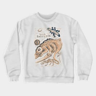 Tropical Basilisk Anatomy Study Crewneck Sweatshirt